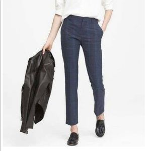 Banana Republic Gray Plaid Ryan Pants